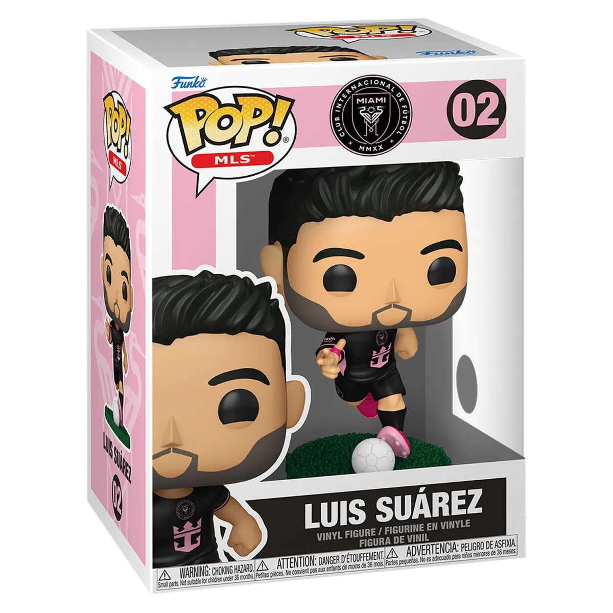 Funko Pop! MLS: Inter Miami - Luis Suarez (Away) #02