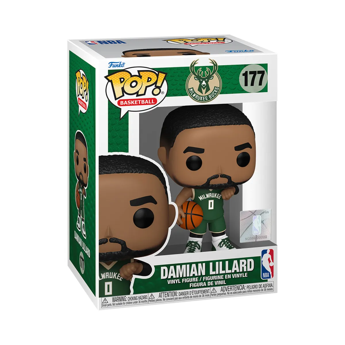Φιγούρα Funko Pop! NBA: Bucks - Damian Lillard #177