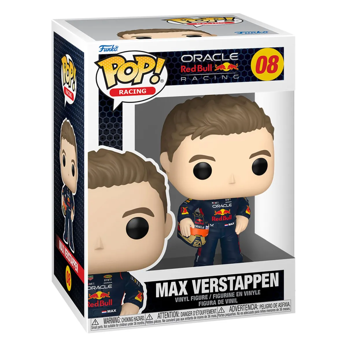 Funko Pop! Racing: Oracle Red Bull Racing - Max Verstappen with Helm #08