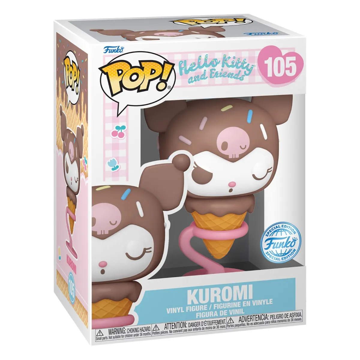 Funko Pop! Sanrio: Hello Kitty - Kuromi Ice Cream (Special Edition) #105