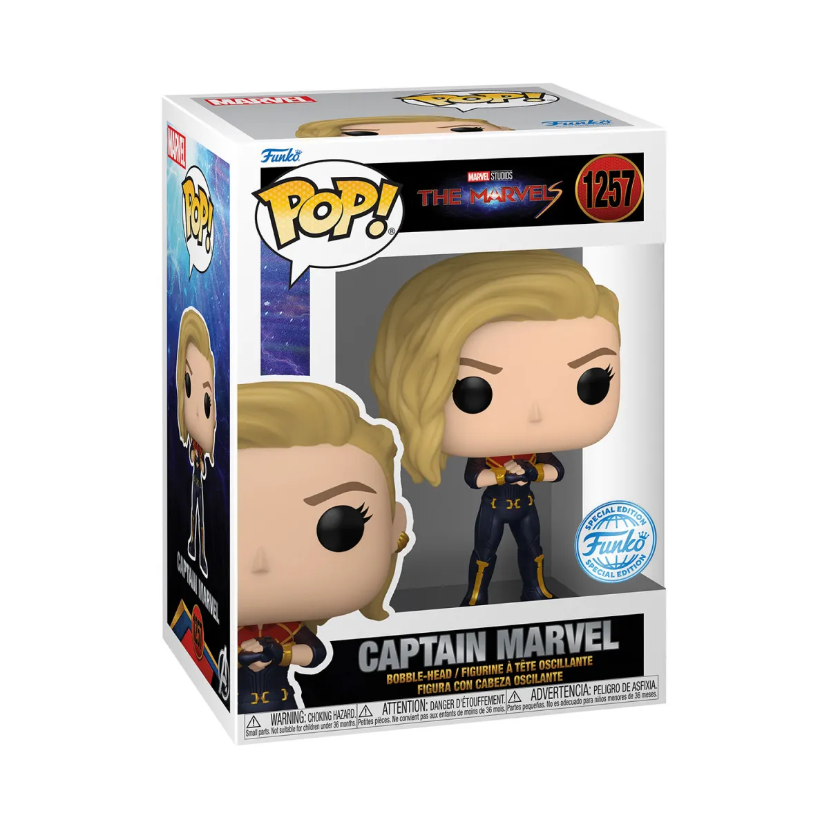 Φιγούρα Funko Pop! The Marvels - Captain Marvel (Special Edition) #1257