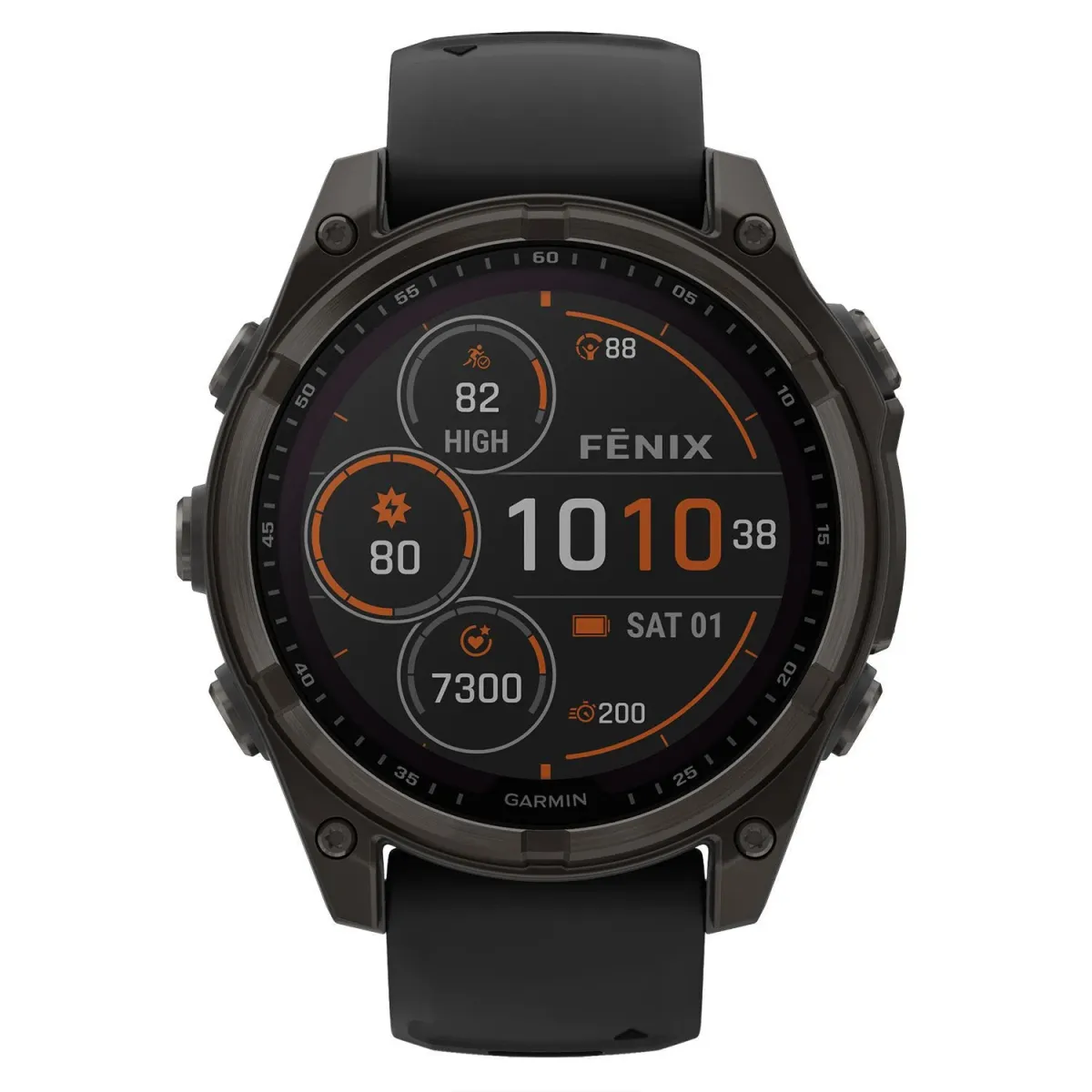 Garmin Fenix 8 47mm Solar Sapphire Titanium Carbon/Black