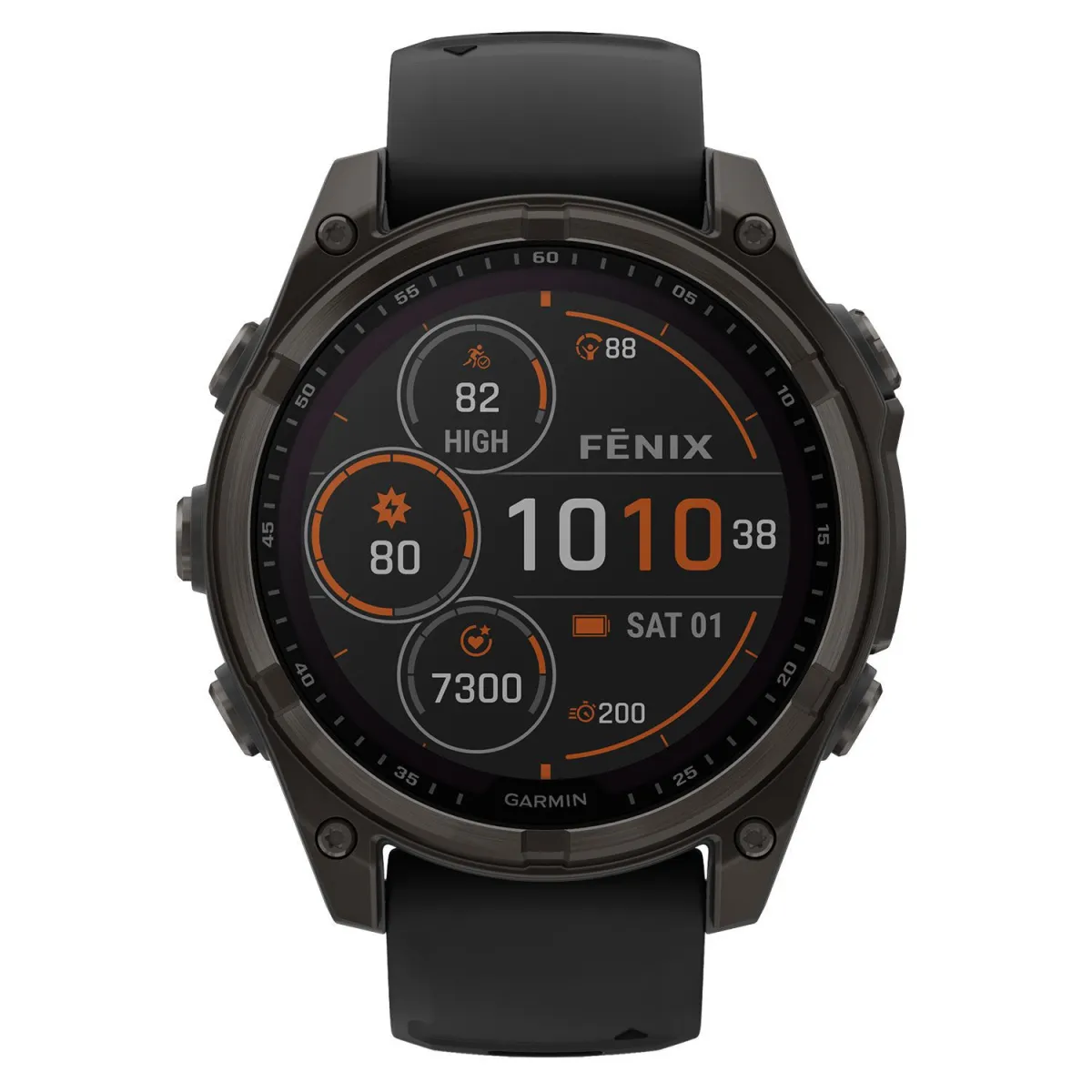 Garmin Fenix 8 47mm Solar Sapphire Titanium Carbon/Black