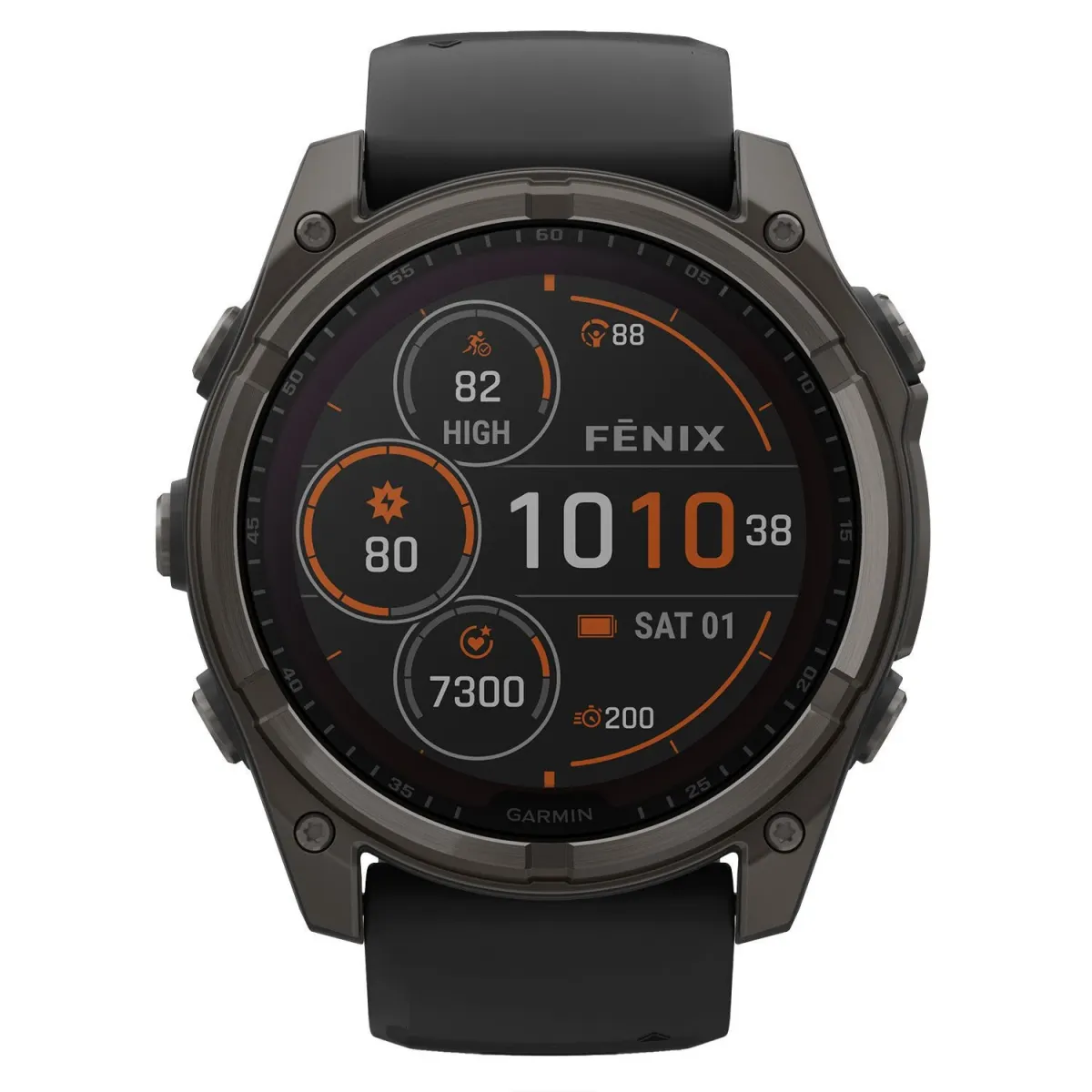 Garmin Fenix 8 51mm Solar Sapphire Titanium Carbon/Black