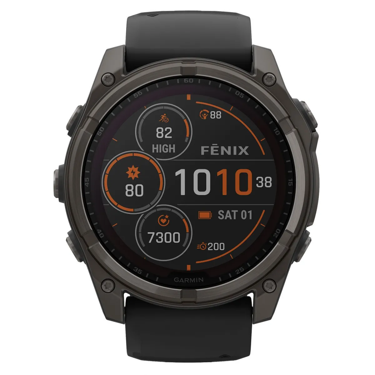 Garmin Fenix 8 51mm Solar Sapphire Titanium Carbon/Black