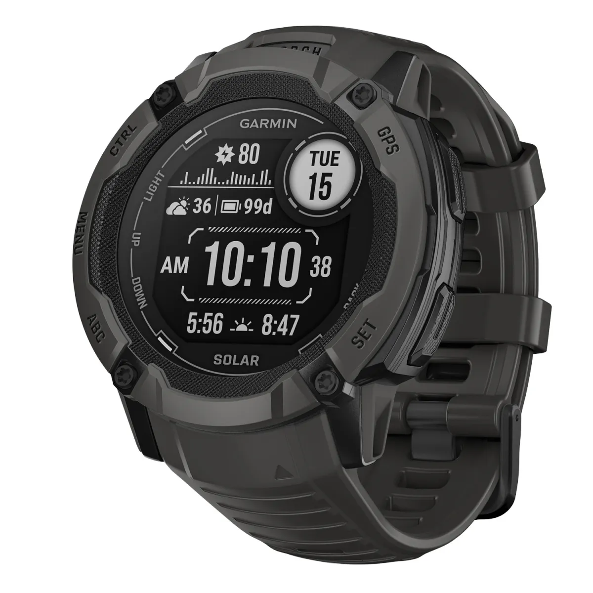Garmin Instinct 2X Solar Graphite