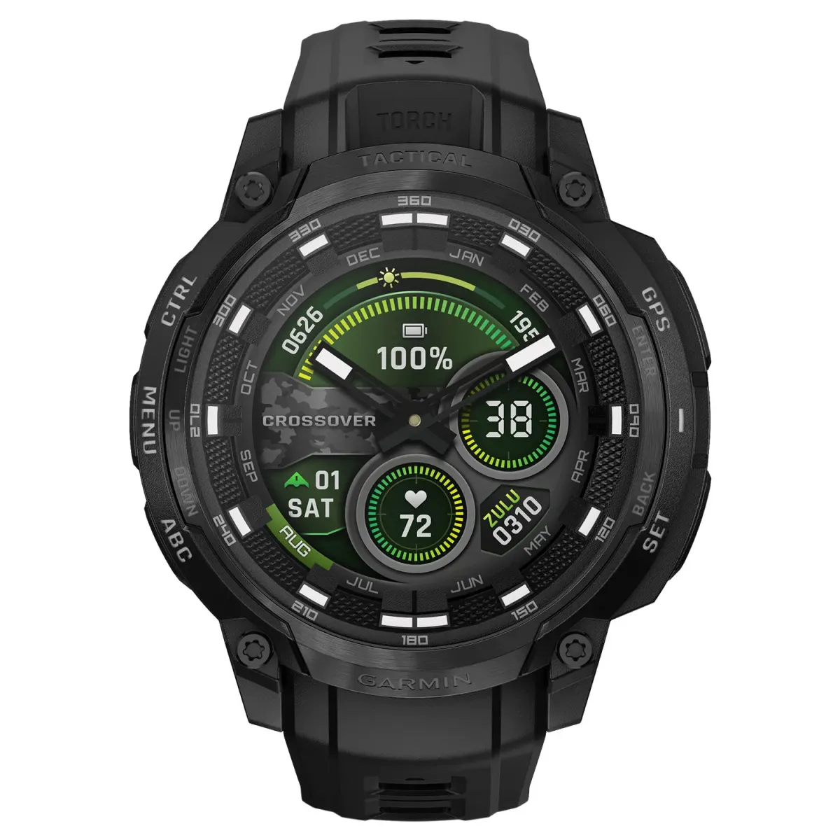 Garmin Instinct CrossoverAMOLED Tactical Black
