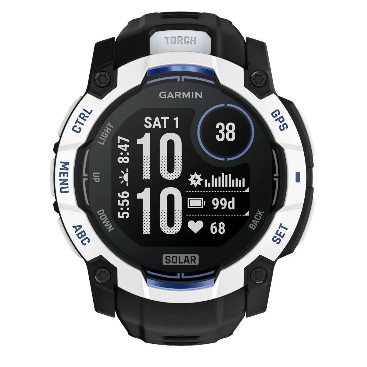 Garmin Instinct3 Solar 50mmWhitestone Black LE