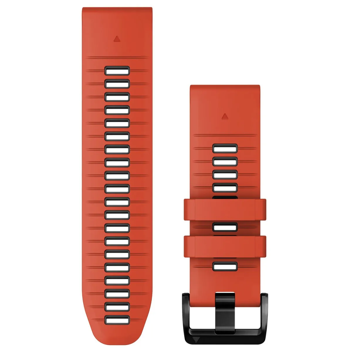 Garmin Λουράκι QUICKFIT® 26 Flame Red Graphite Σιλικόνης