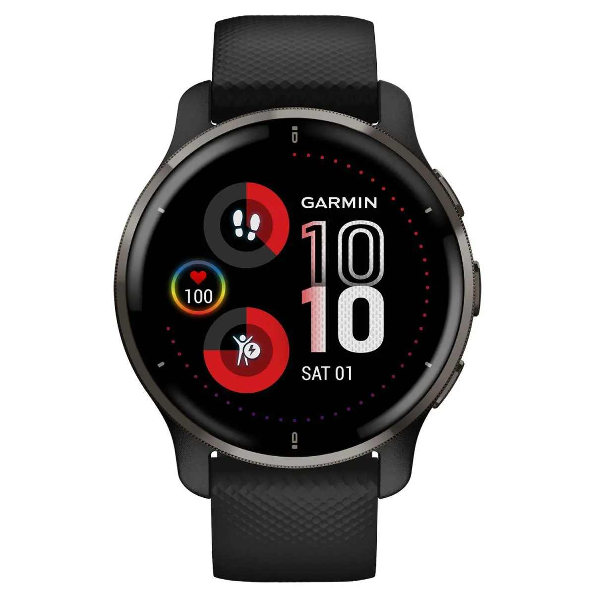 Garmin Venu 2 Plus 44mm Black with Slate Bezel