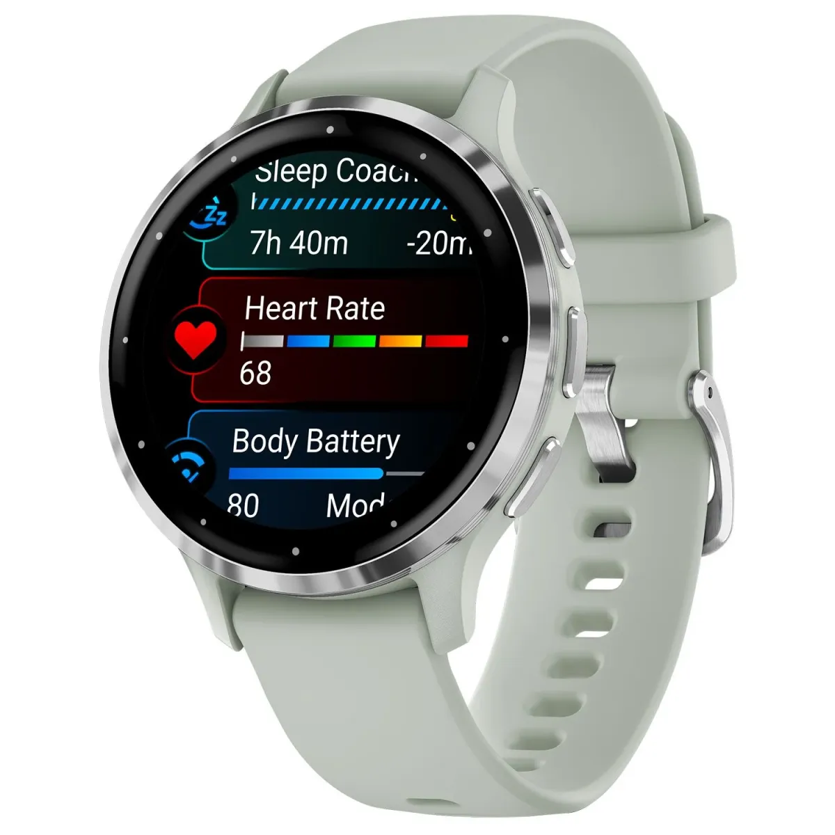 Garmin Venu 3S Silver with Sage Gray