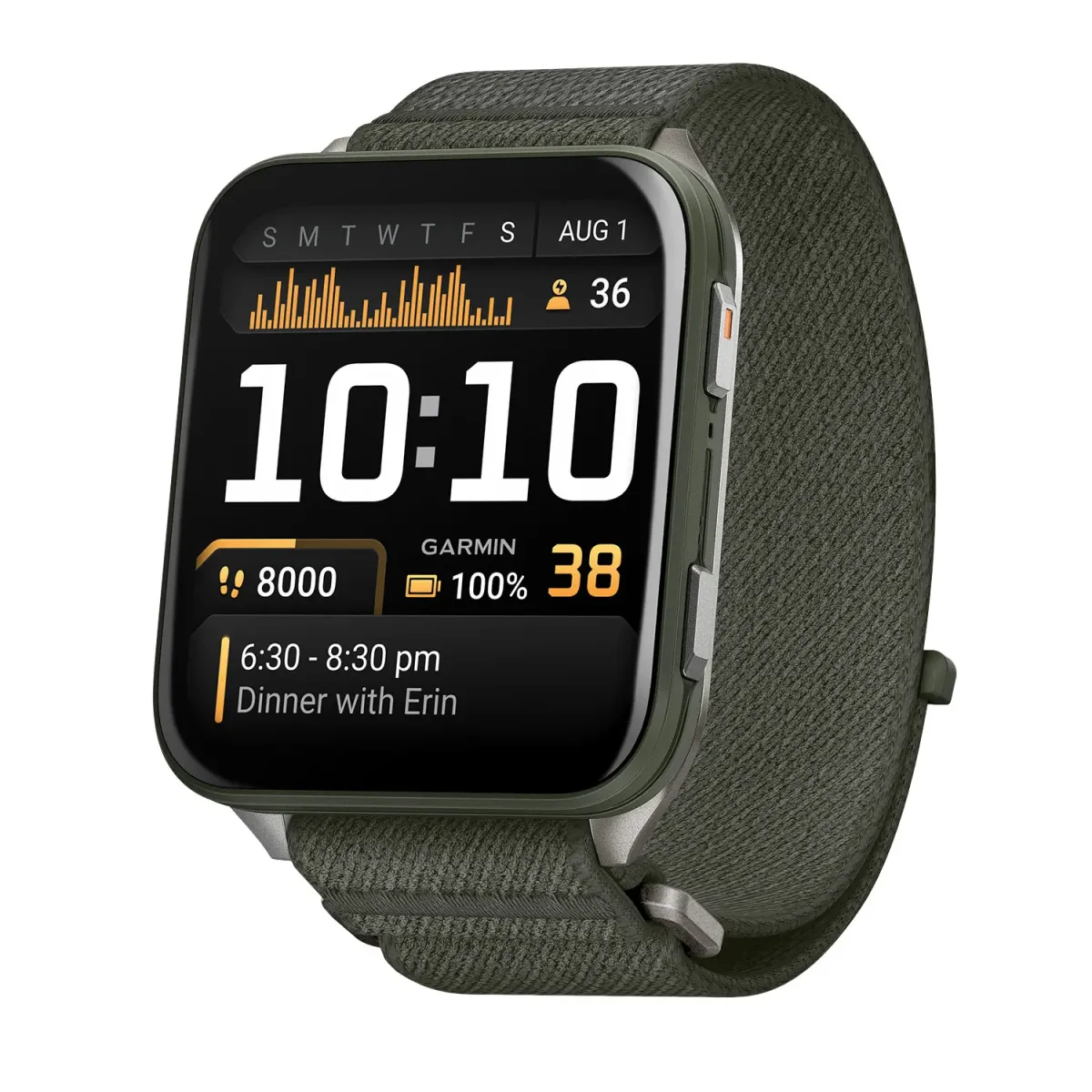 Garmin Venu X1 Moss with Titanium