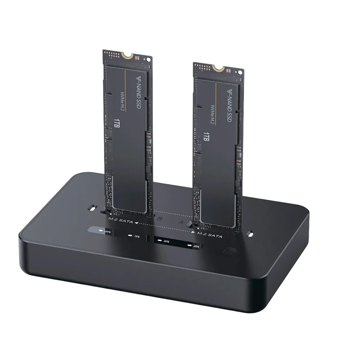 Gembird Docking Station Dual SSD M.2 SATA & NVMe, USB-C
