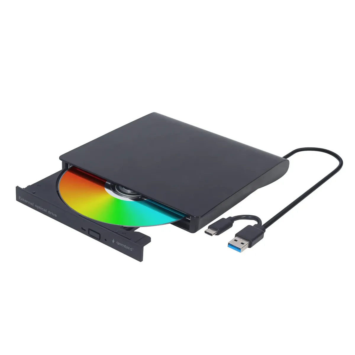 Gembird External Optical DVD Drive USB 3.1/Type-C