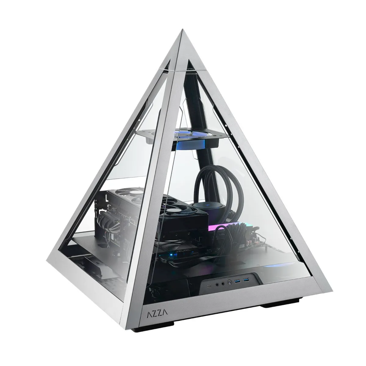 GenX Pyramid Desktop (AMD Ryzen 7 9800X3D/64 GB/1TB/RTX 5070 Ti 16 GB)