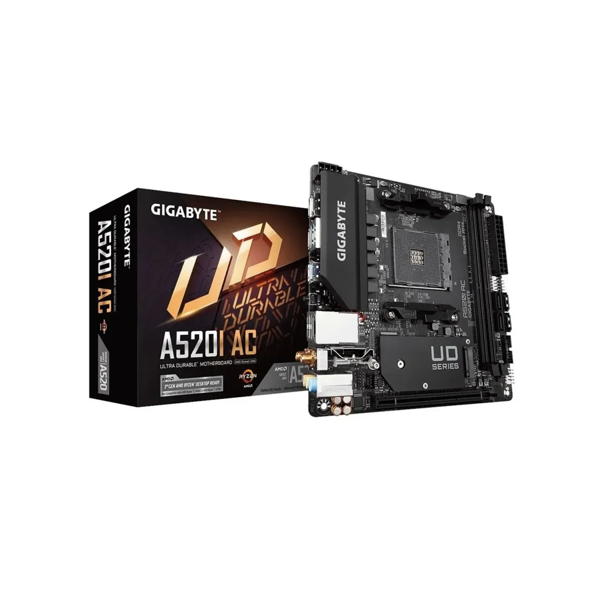 Gigabyte Motherboard A520I AC (A520/AM4/DDR4)