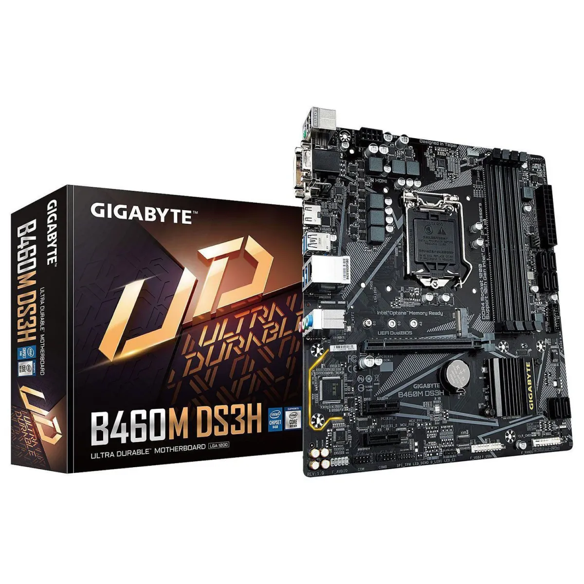 Gigabyte Motherboard B460M DS3H (B460/1200/DDR4)