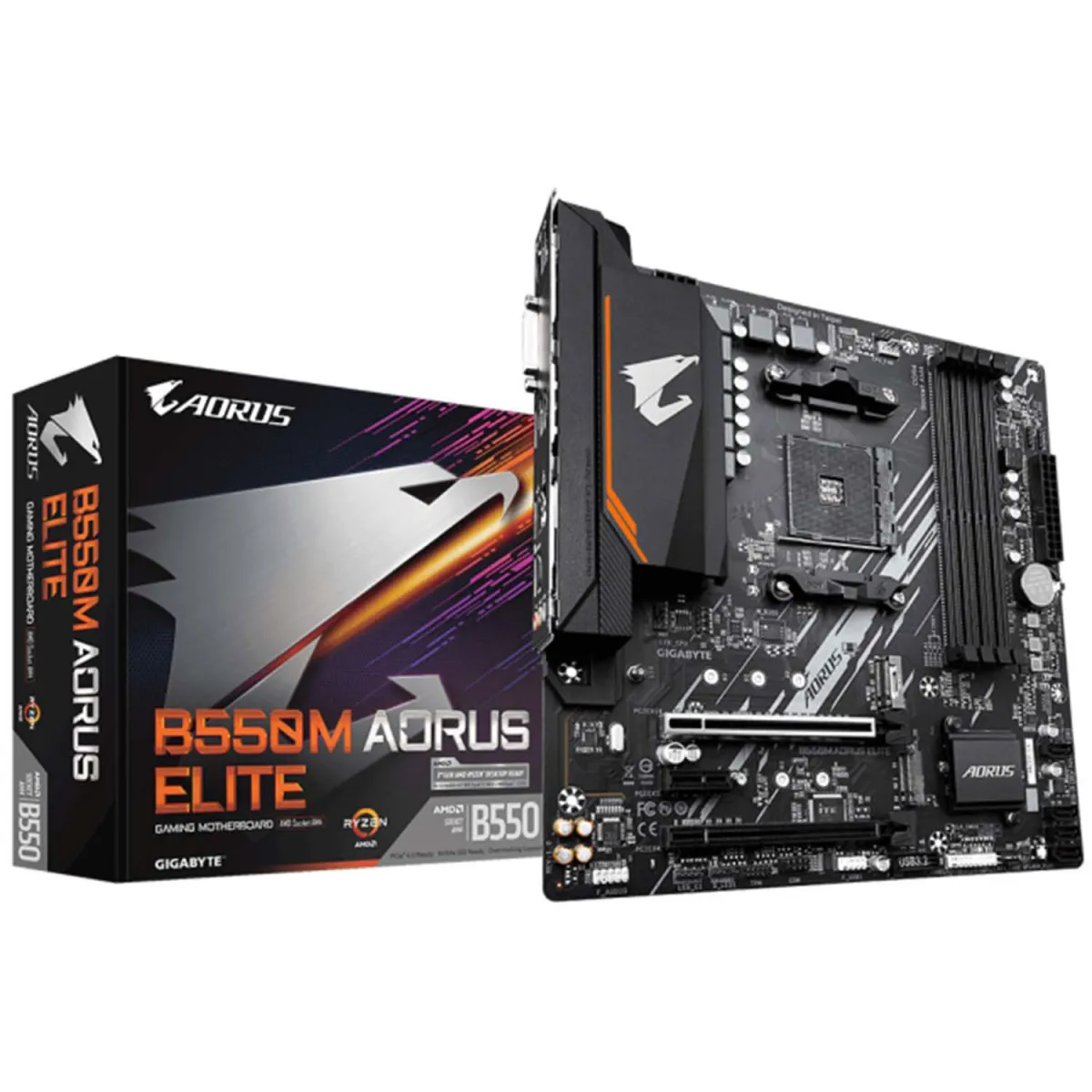 Gigabyte Motherboard B550M AORUS ELITE (B550/AM4/DDR4)