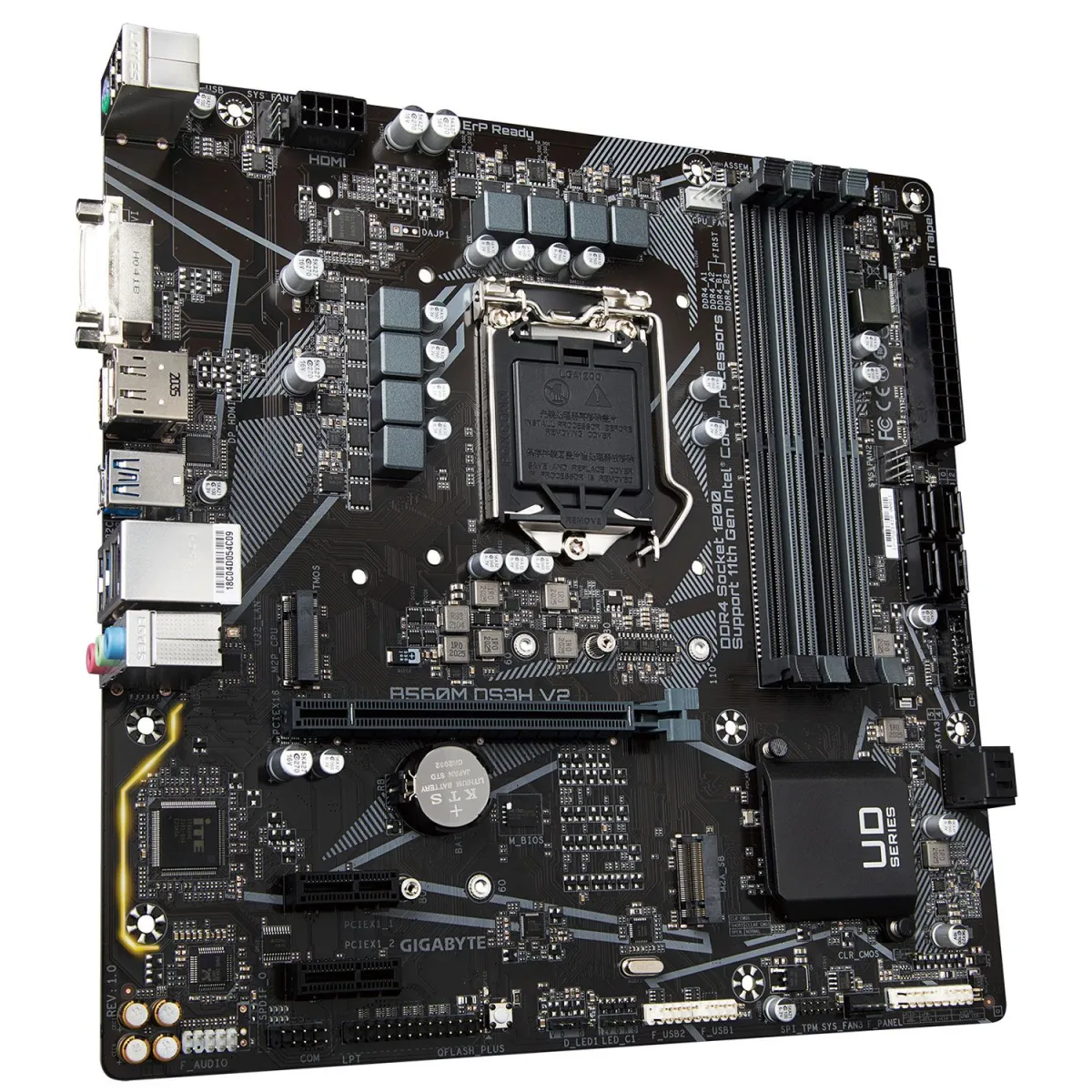 Gigabyte Motherboard B560M DS3H V2 (B560/1200/DDR4)