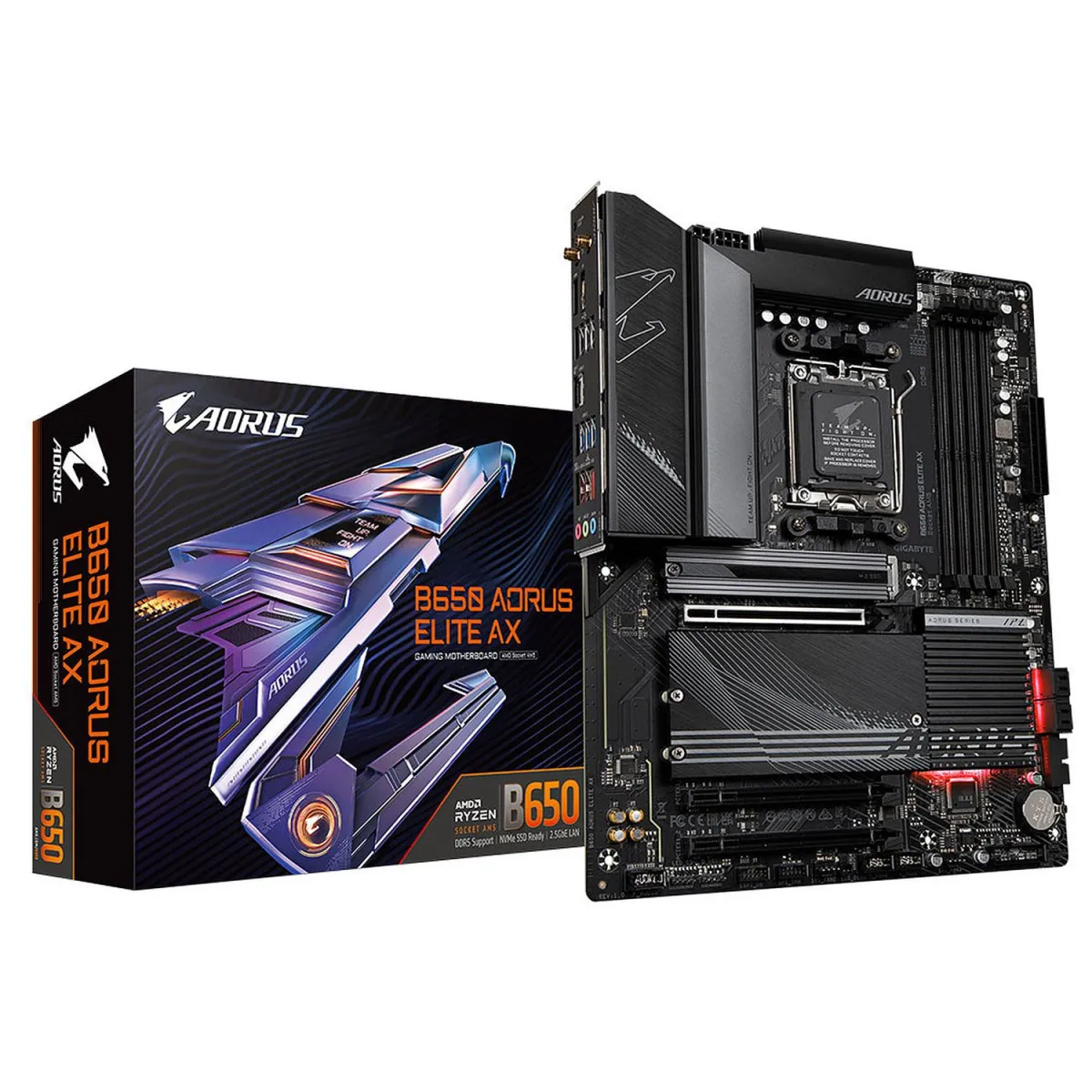 Gigabyte Motherboard B650 AORUS ELITE AX (B650/AM5/DDR5)
