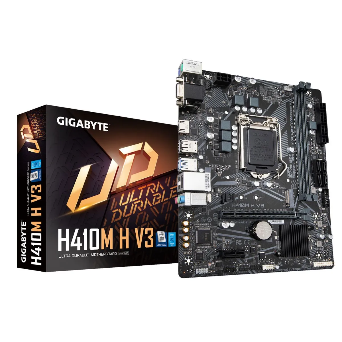 Gigabyte Motherboard H410M H V3 (H510/1200/DDR4)