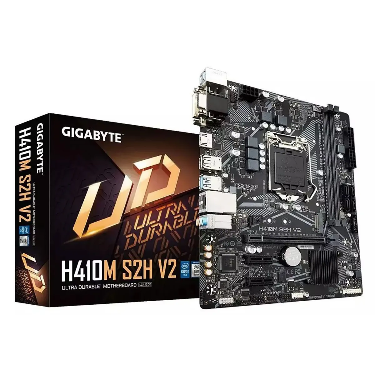 Gigabyte Motherboard H410M S2H V2 (H410/1200/DDR4)