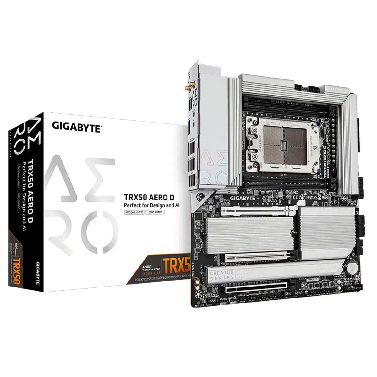 Gigabyte Motherboard TRX50 AERO D (TRX50/sTR5/DDR5)