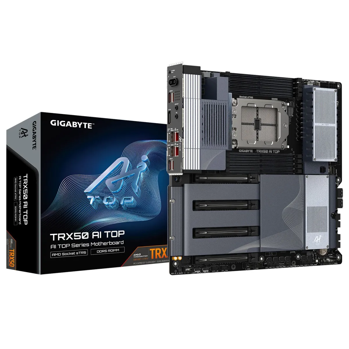 Gigabyte Motherboard TRX50 AI TOP (TRX50/sTR5/DDR5)