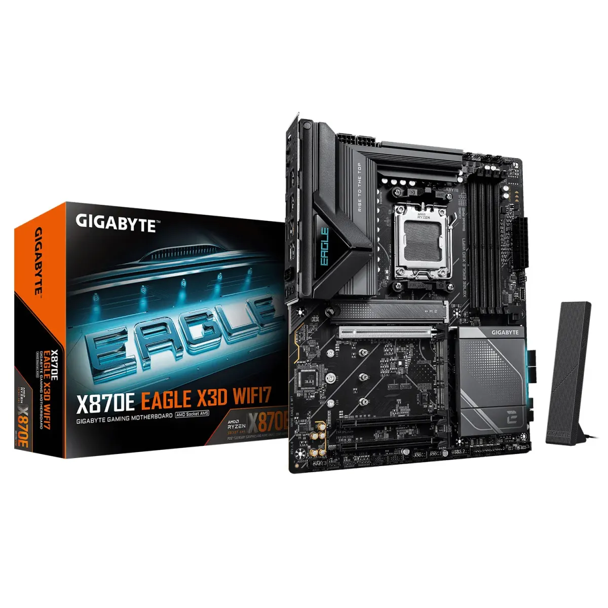 Gigabyte Motherboard X870E EAGLE X3D WIFI7 (X870E/AM5/DDR5)