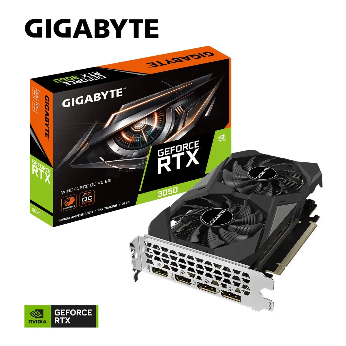 Gigabyte VGA GeForce RTX 3050 WINDFORCE OC V2 6 GB