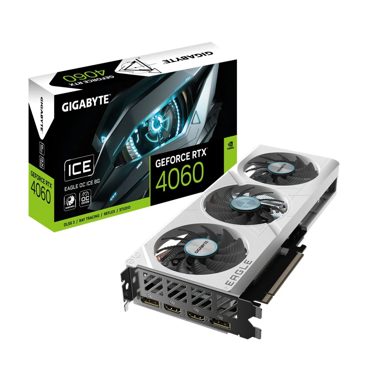 Gigabyte VGA GeForce RTX 4060 Eagle OC ICE 8 GB