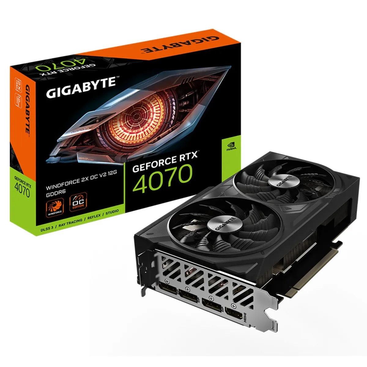 Gigabyte VGA GeForce RTX 4070 WINDFORCE 2X OC V2 12 GB
