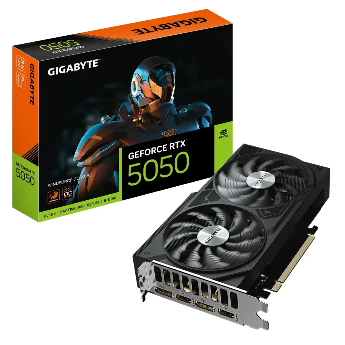 Gigabyte VGA GeForce RTX 5050 Windforce OC V2 8 GB