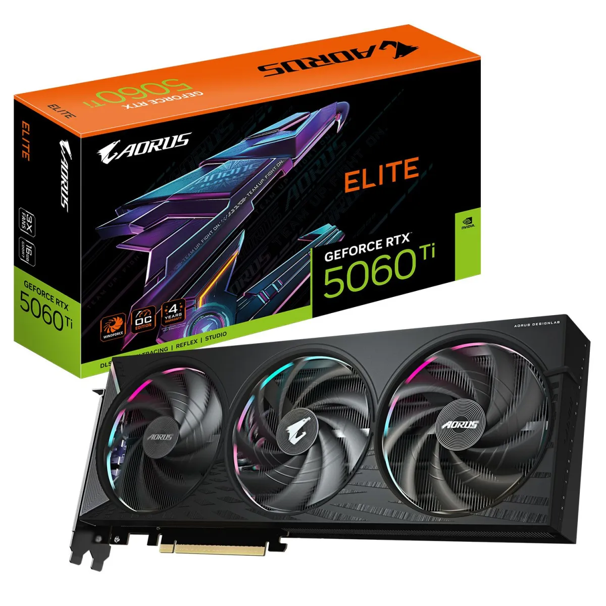Gigabyte VGA GeForce RTX 5060 Ti Aorus Elite 16 GB