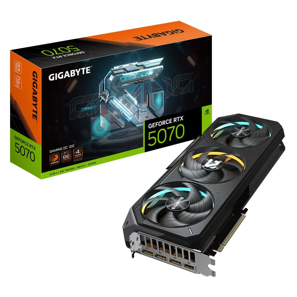 Gigabyte VGA GeForce RTX 5070 GAMING OC 12 GB