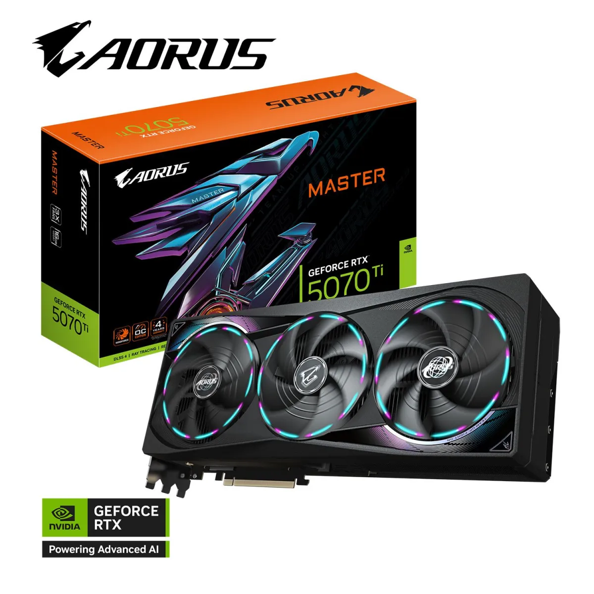 Gigabyte VGA GeForce RTX 5070 TI AORUS MASTER 16 GB