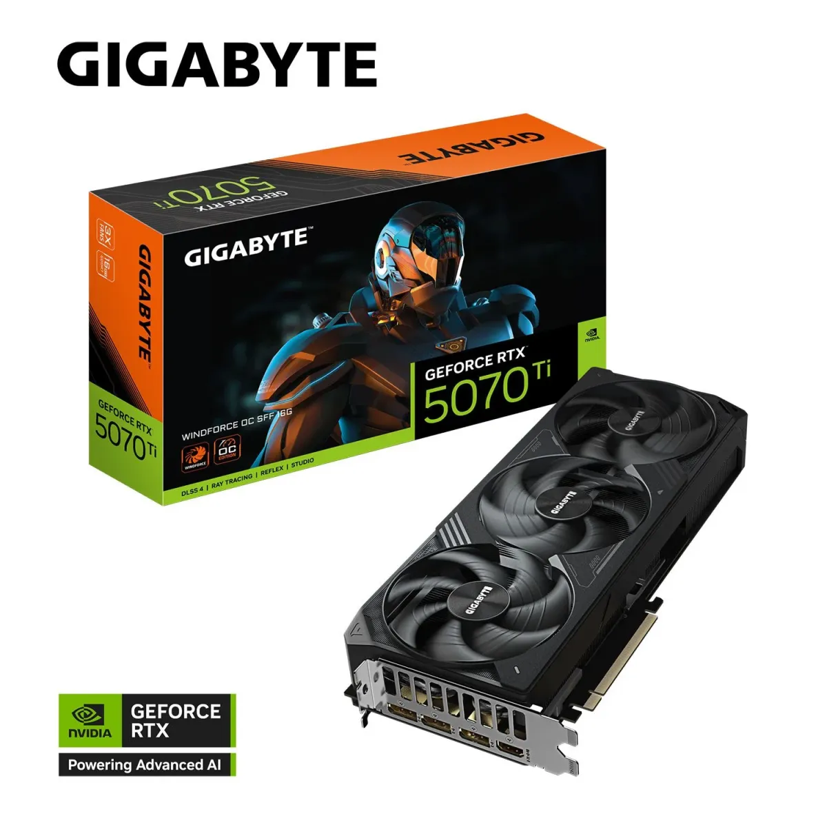 Gigabyte VGA GeForce RTX 5070 TI WINDFORCE OC SFF 16 GB