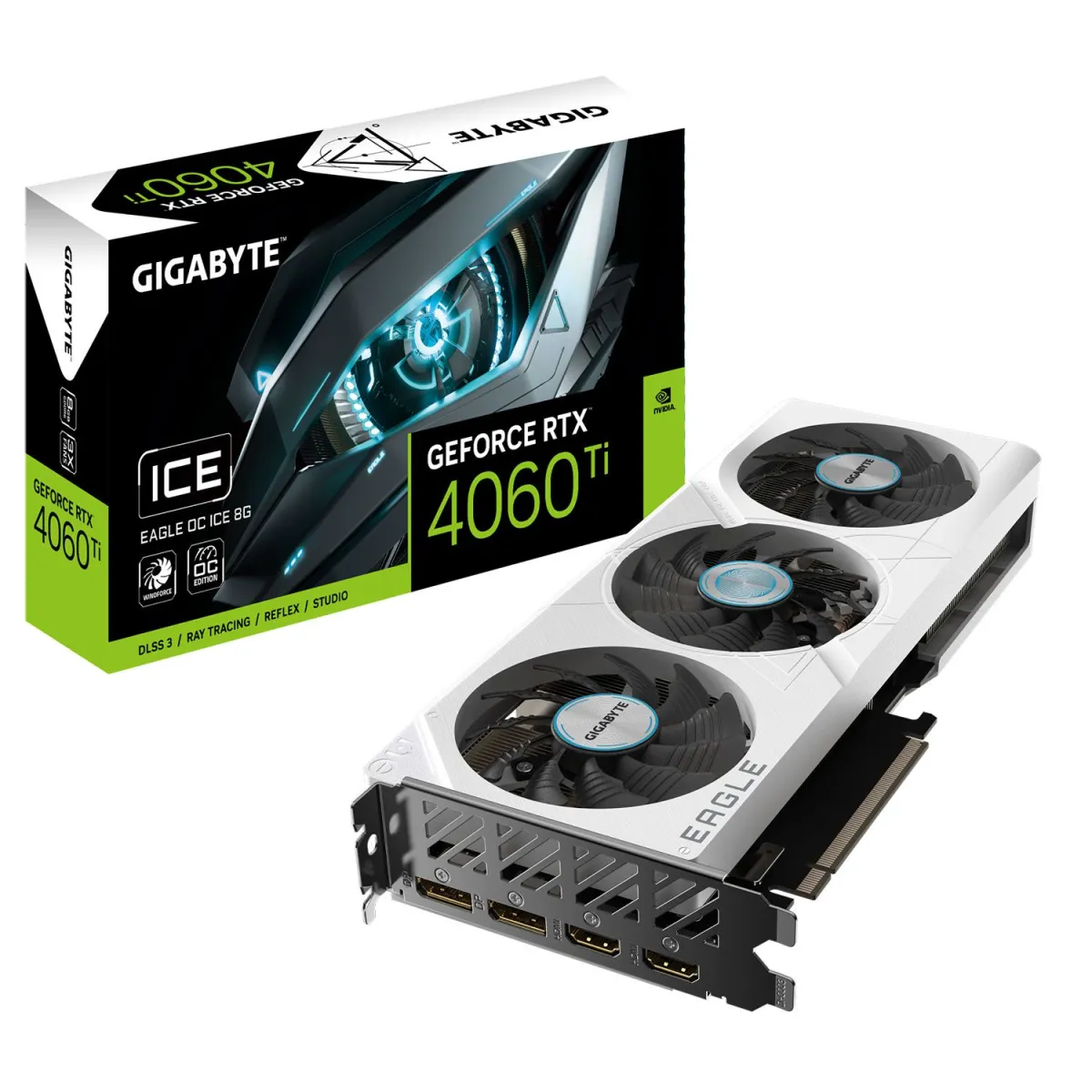 Gigabyte VGA GeForce RTX RTX 4060 Ti EAGLE OC ICE 8 GB