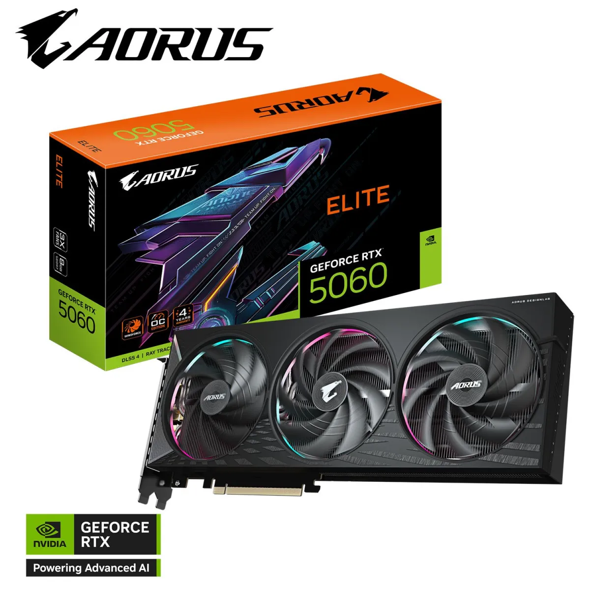 Gigabyte VGA GeForce RTX RTX 5060 Aorus Elite 8 GB