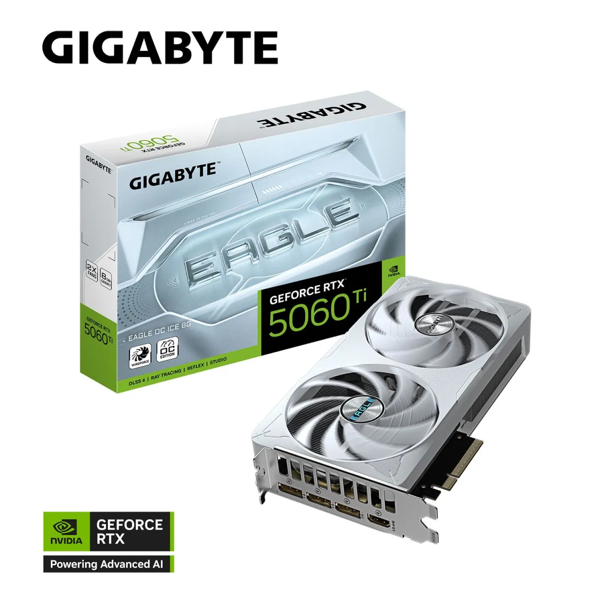 Gigabyte VGA GeForce RTX RTX 5060 Ti Eagle Ice OC 8 GB