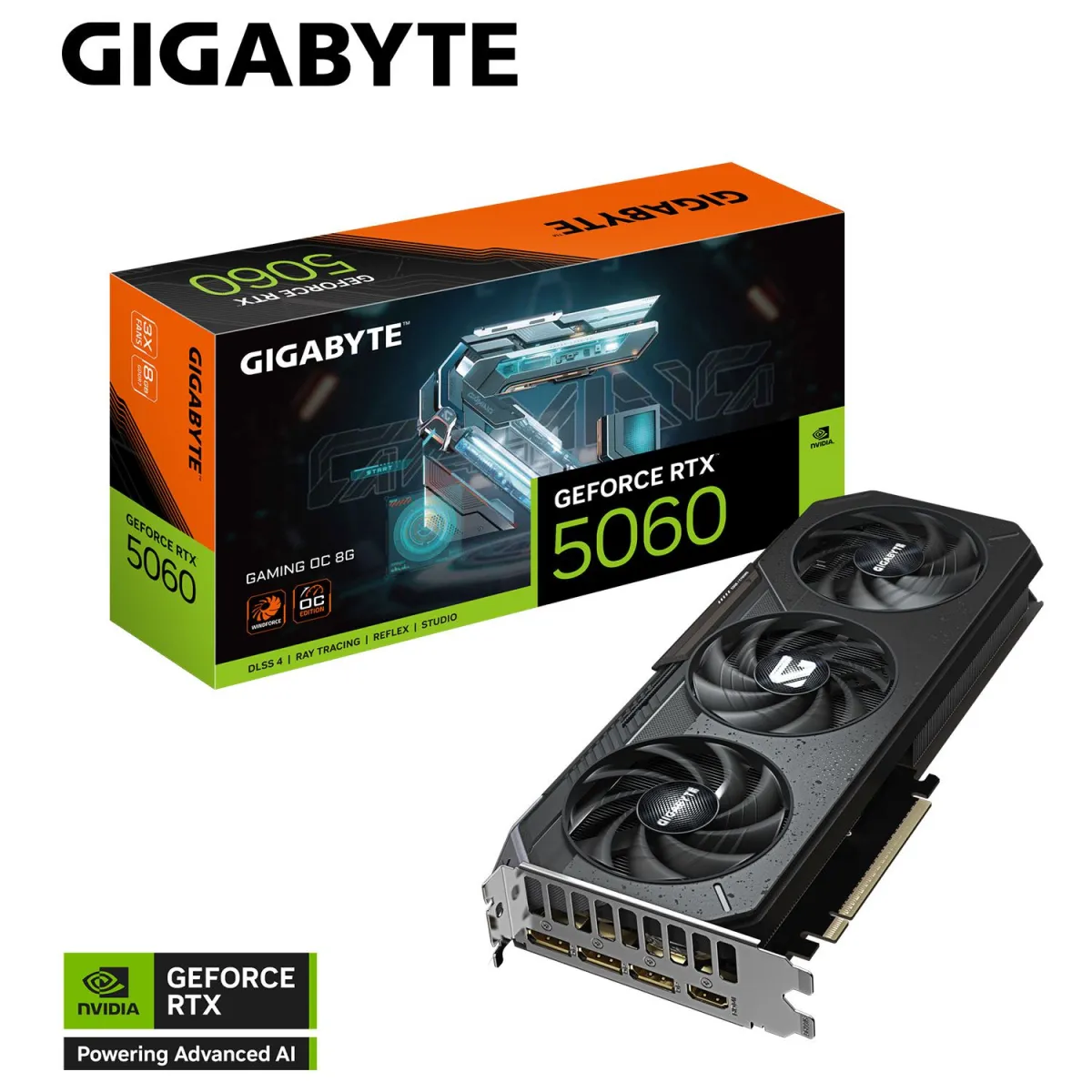 Gigabyte VGA Radeon RX GV-N5060GAMING OC-8GD 8 GB