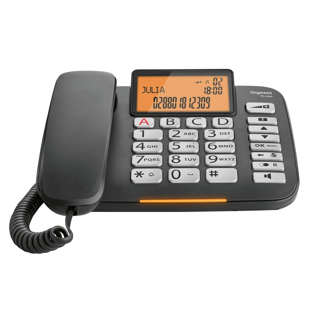 Gigaset  Ενσύρματο DL 580 black