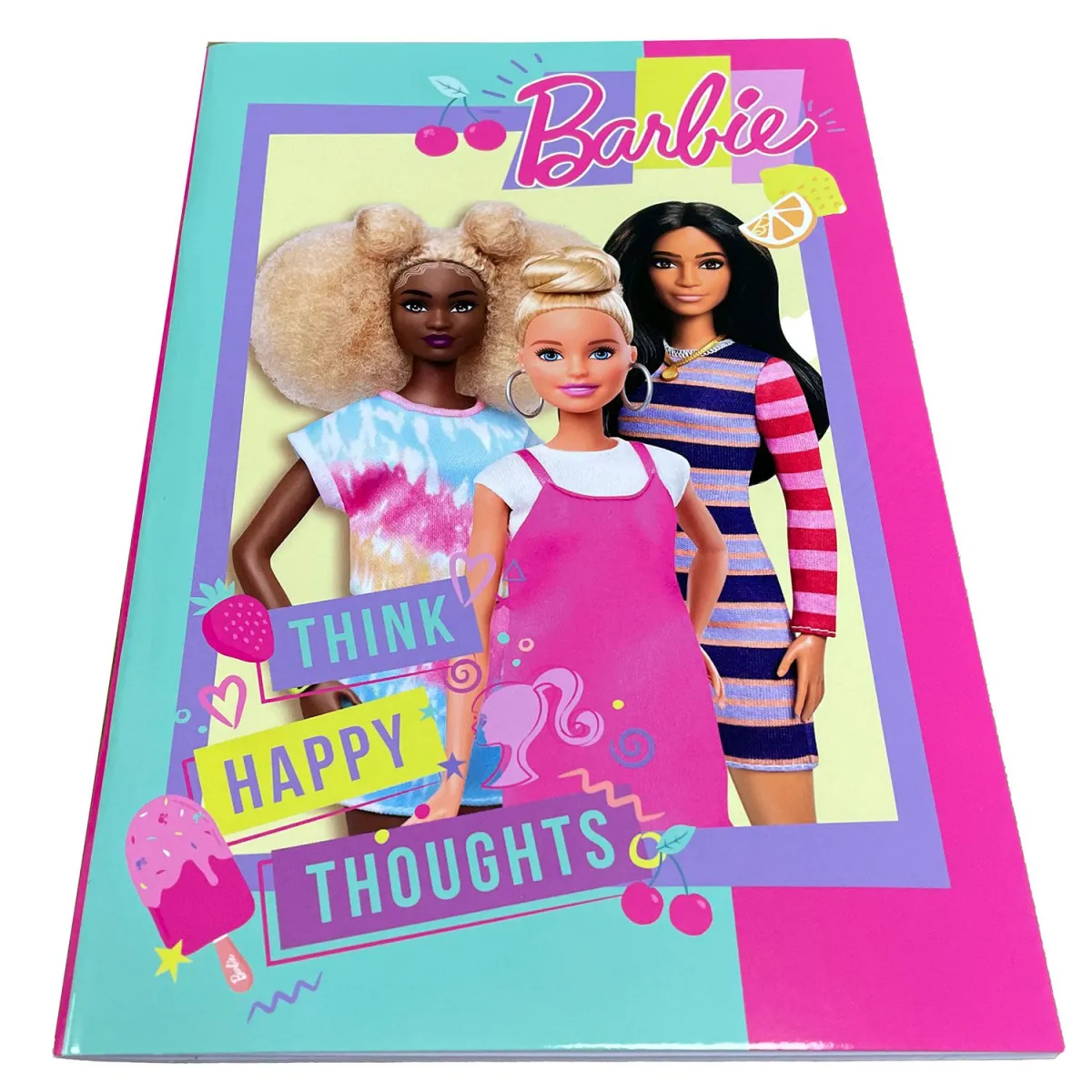 Gim Τετράδιο Καρφίτσα 17Χ25 Barbie Think Happy Thoughts 40 Φύλλων