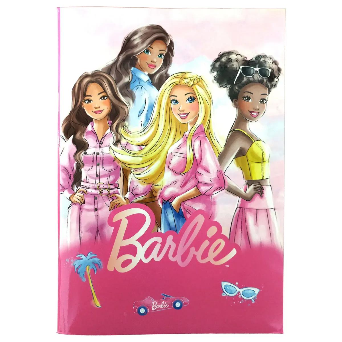 Gim Τετράδιο Ριγέ 17x25 Barbie Paints 40 Φύλλων