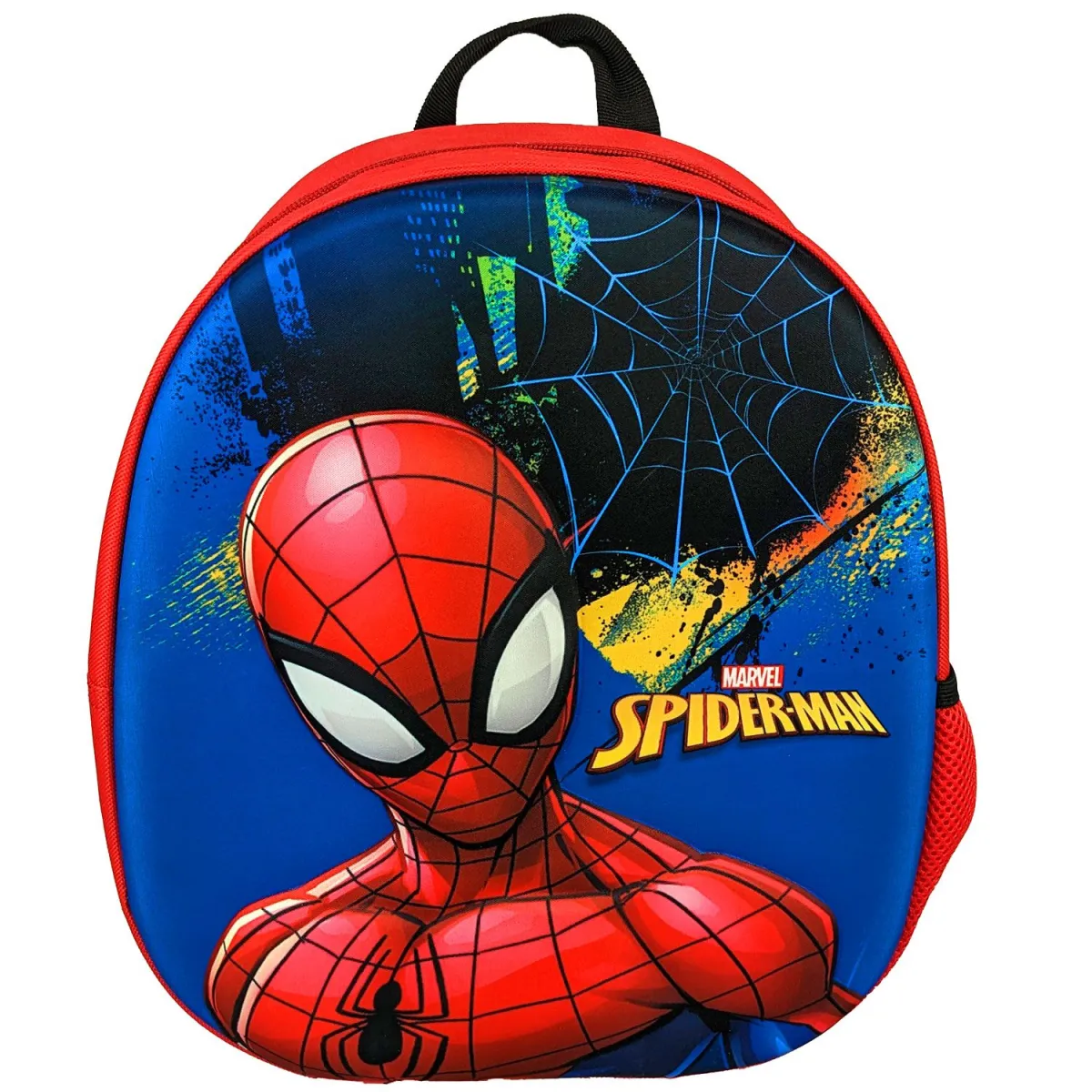 Gim Τσάντα Νηπιαγωγείου 3D Spiderman Black City