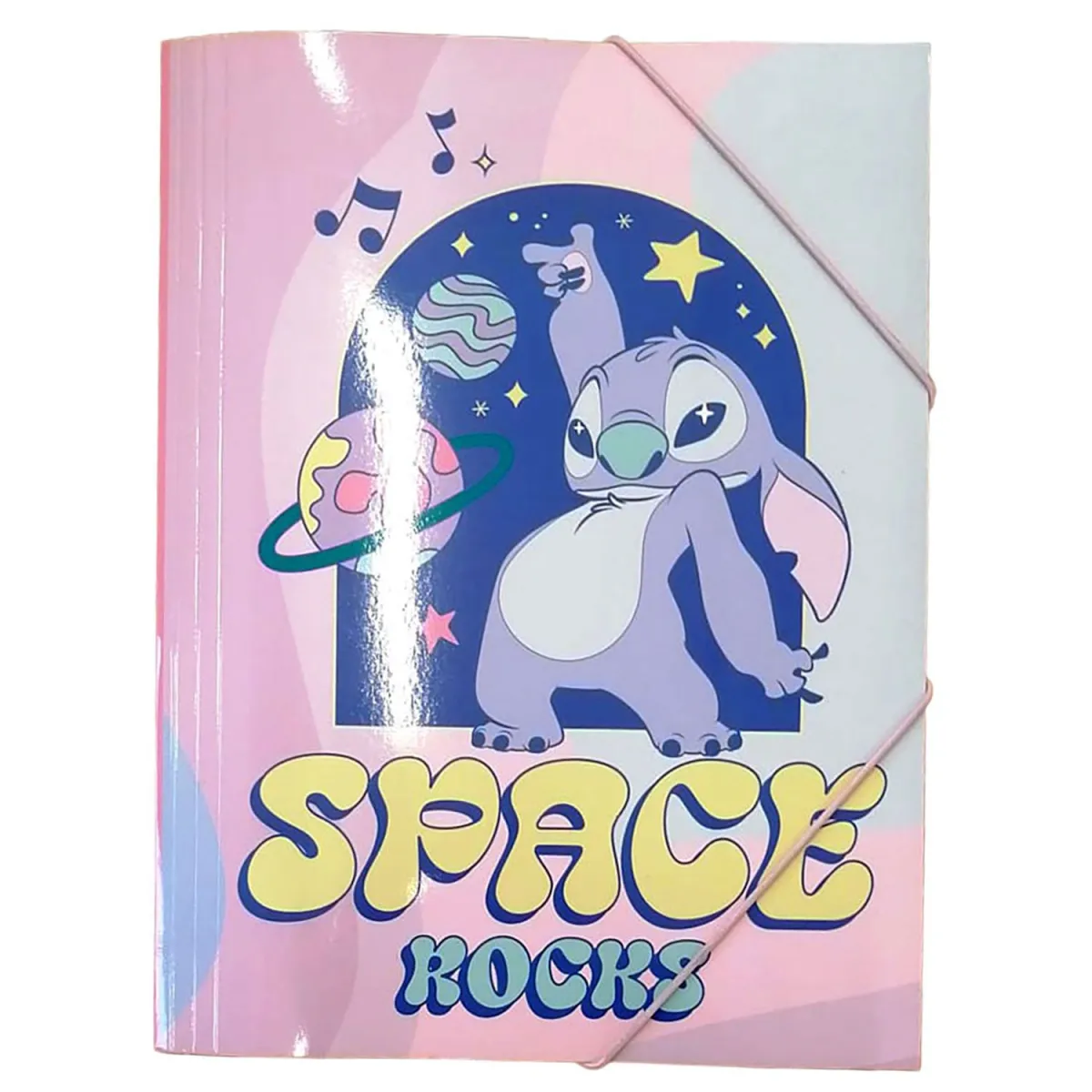 Gim Φάκελος με Αυτιά και Λάστιχο Α4 Stitch Gen Z