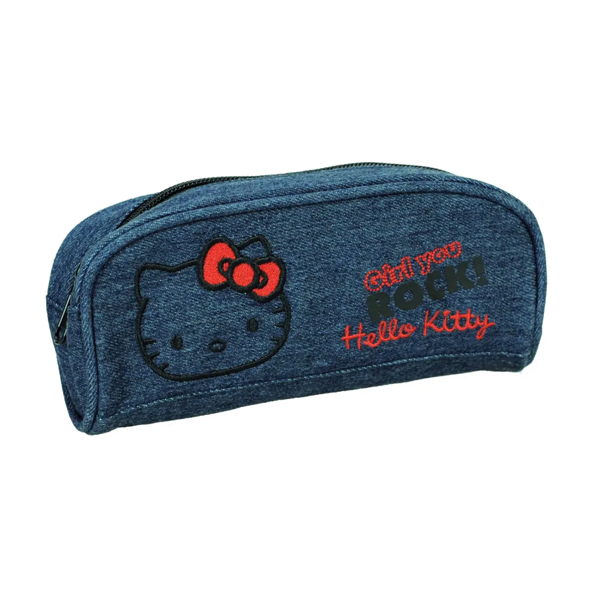 Gim Κασετίνα Οβάλ Hello Kitty Denim