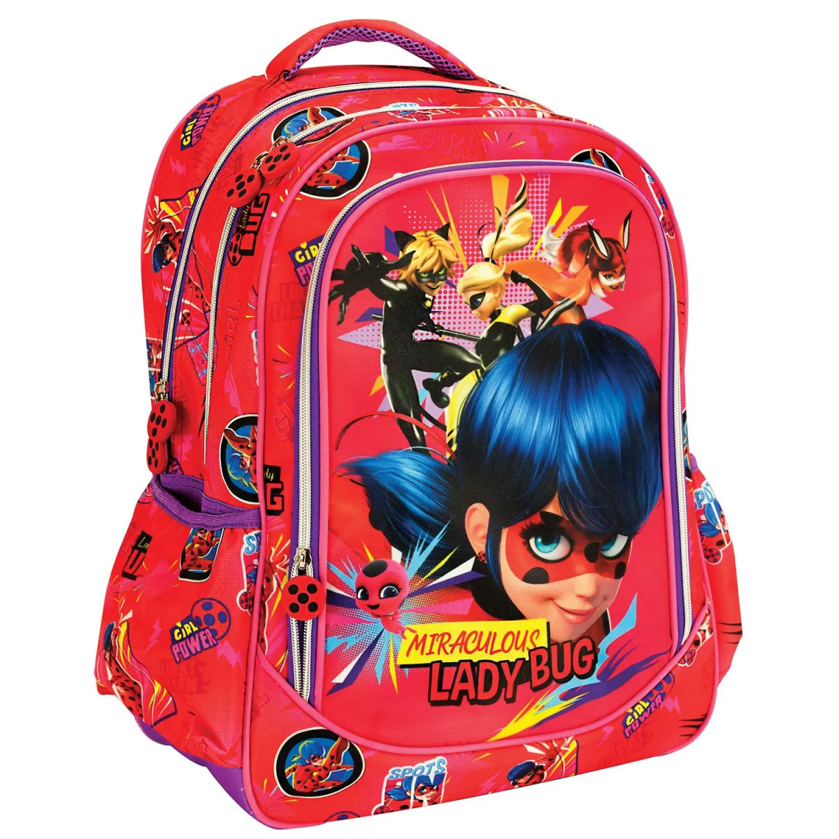Gim Τσάντα Σχολική  Ladybug Girl Power