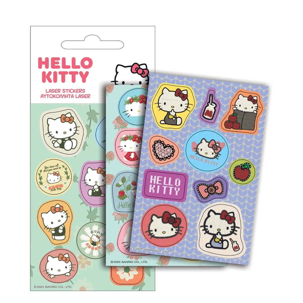 Gim Αυτοκόλλητα Laser Hello Kitty 1 Φύλλο