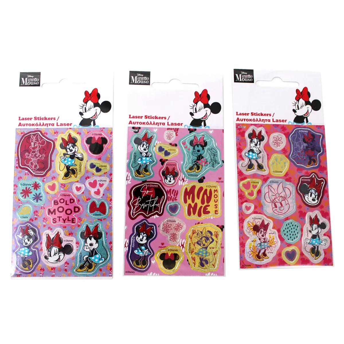 Gim Αυτοκόλλητα Laser Minnie 1 Φύλλο